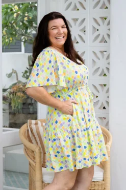 Esmae Dress in Diced