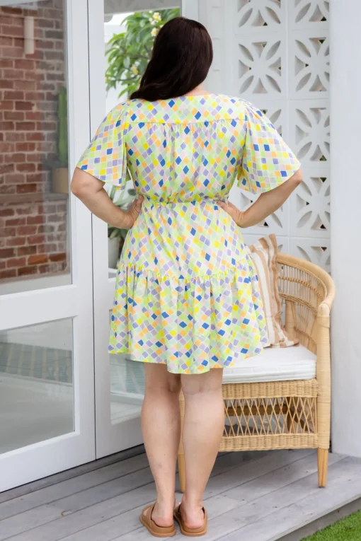 Esmae Dress in Diced