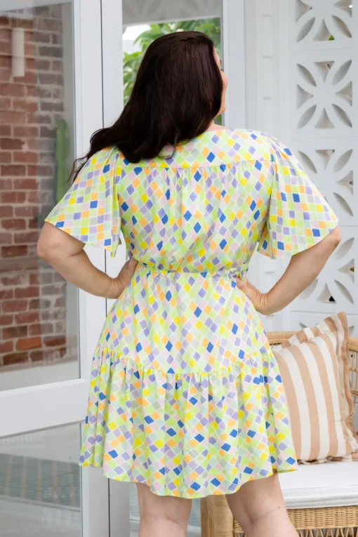 Esmae Dress in Diced