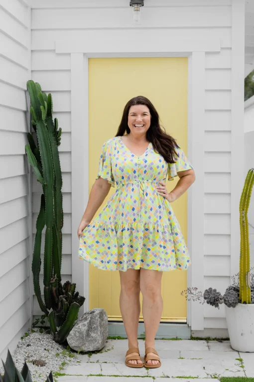 Esmae Dress in Diced