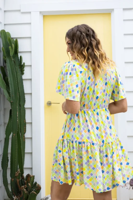 Esmae Dress in Diced