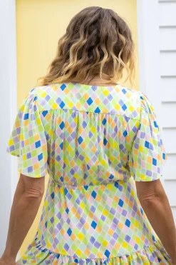 Esmae Dress in Diced