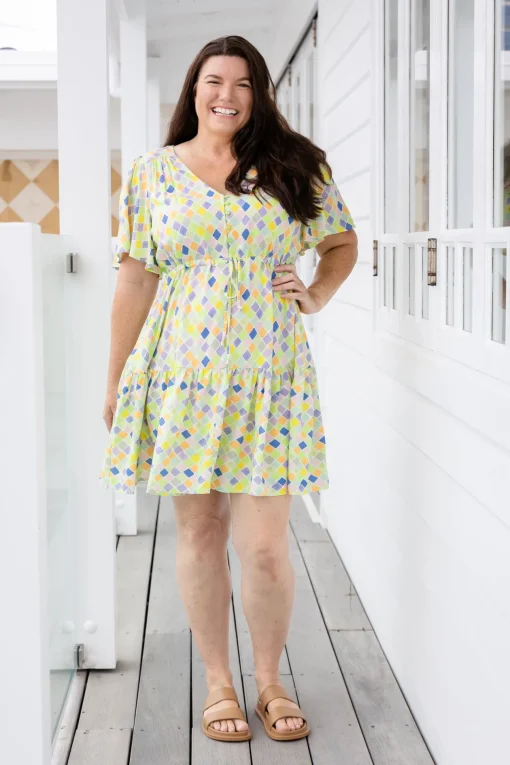 Esmae Dress in Diced