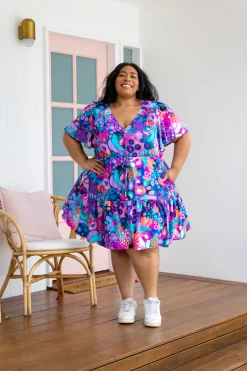 Esmae Dress in Midnight Safari by Kasey Rainbow