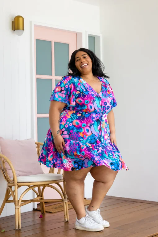 Esmae Dress in Midnight Safari by Kasey Rainbow