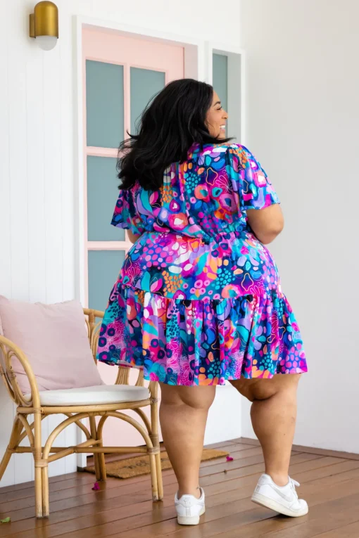 Esmae Dress in Midnight Safari by Kasey Rainbow