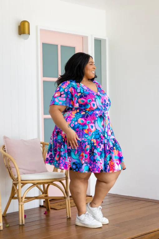 Esmae Dress in Midnight Safari by Kasey Rainbow