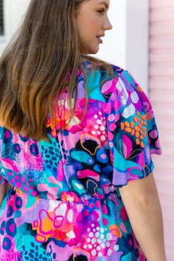 Esmae Dress in Midnight Safari by Kasey Rainbow