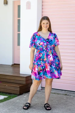 Esmae Dress in Midnight Safari by Kasey Rainbow