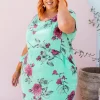 Eve Dress in Aqua