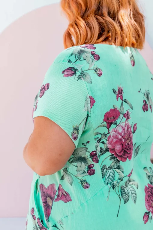 Eve Dress in Aqua