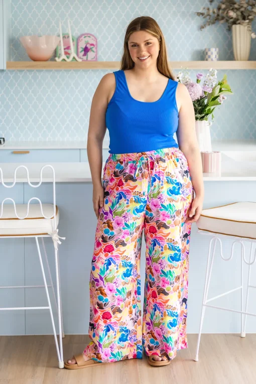 Gina Pants in Aussie Lilac by Kasey Rainbow