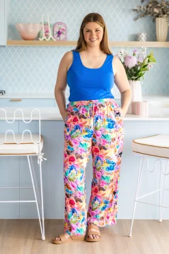 Gina Pants in Aussie Lilac by Kasey Rainbow