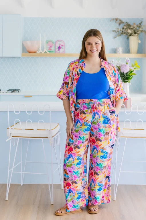 Gina Pants in Aussie Lilac by Kasey Rainbow