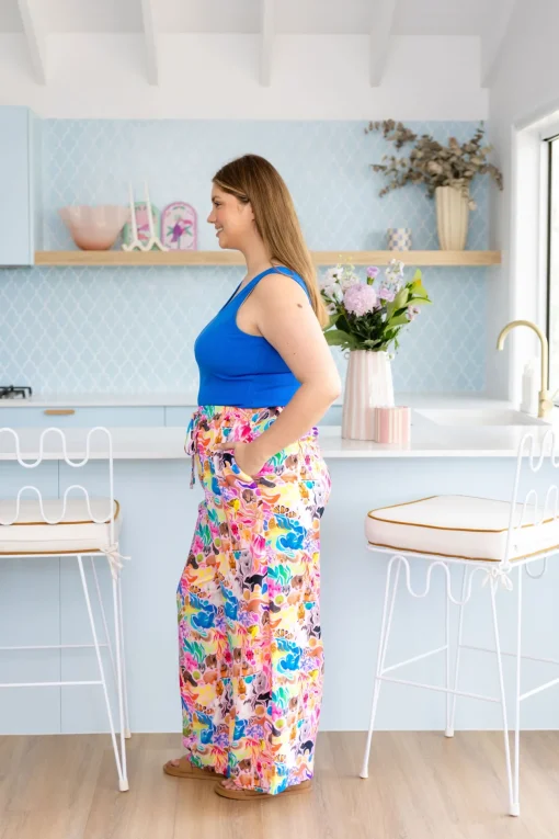 Gina Pants in Aussie Lilac by Kasey Rainbow
