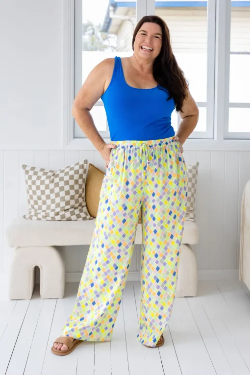 Gina Pants in Diced