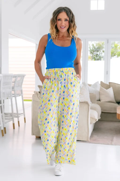 Gina Pants in Diced