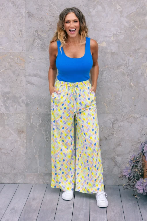 Gina Pants in Diced