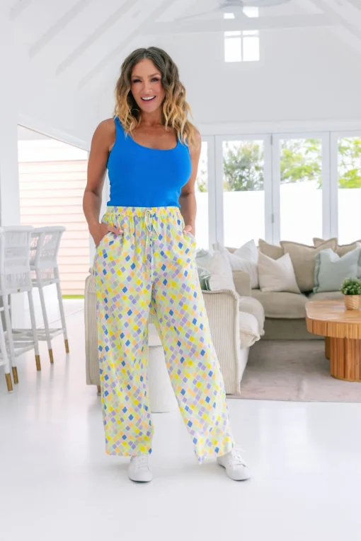 Gina Pants in Diced