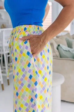 Gina Pants in Diced