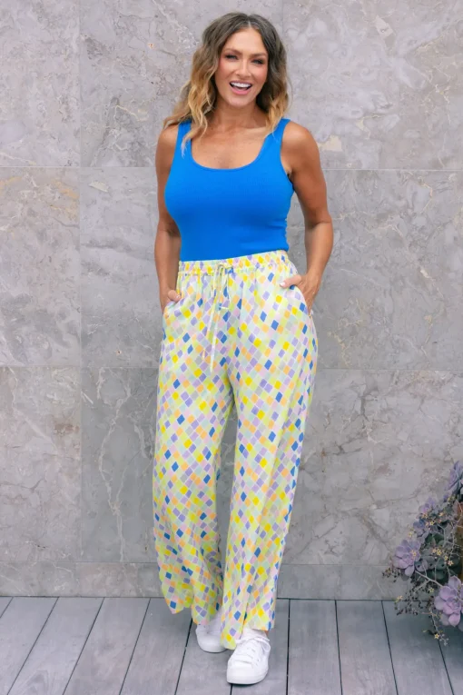 Gina Pants in Diced