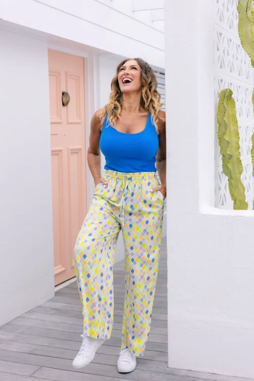 Gina Pants in Diced