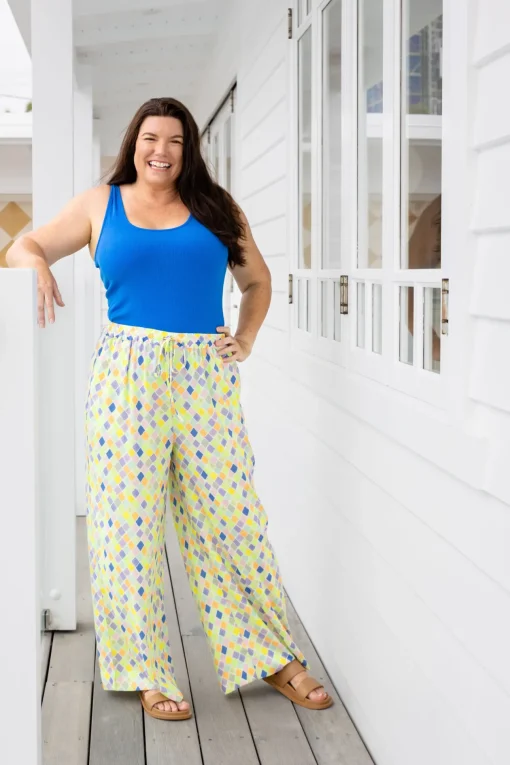 Gina Pants in Diced