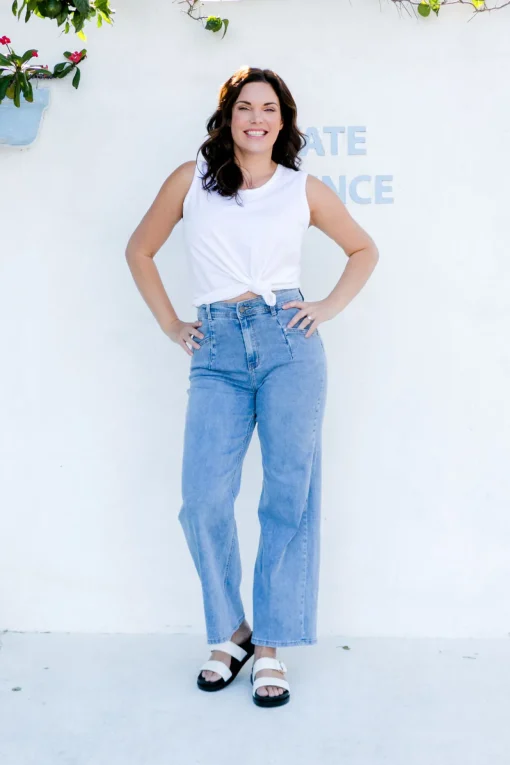 Hannah Bootleg Flare Denim Jeans