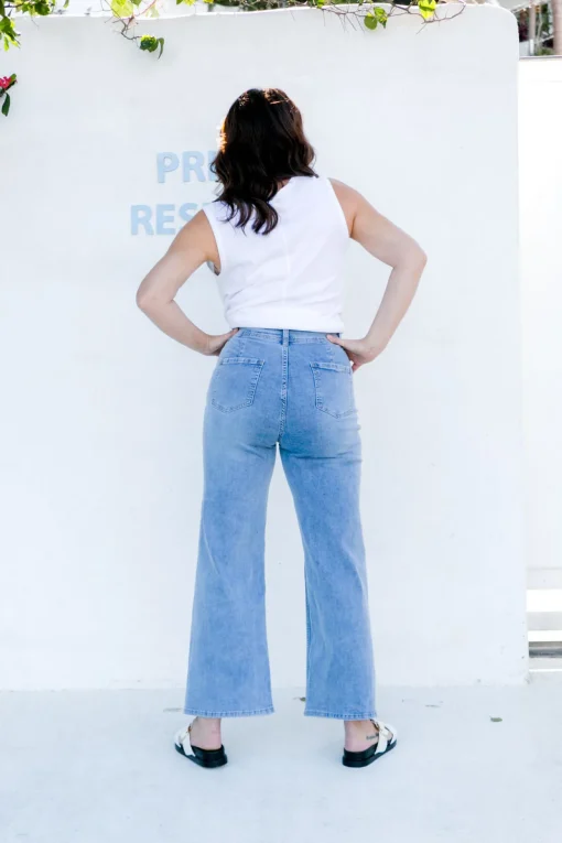 Hannah Bootleg Flare Denim Jeans