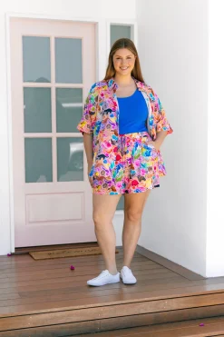 Harlow Shorts in Aussie Lilac by Kasey Rainbow