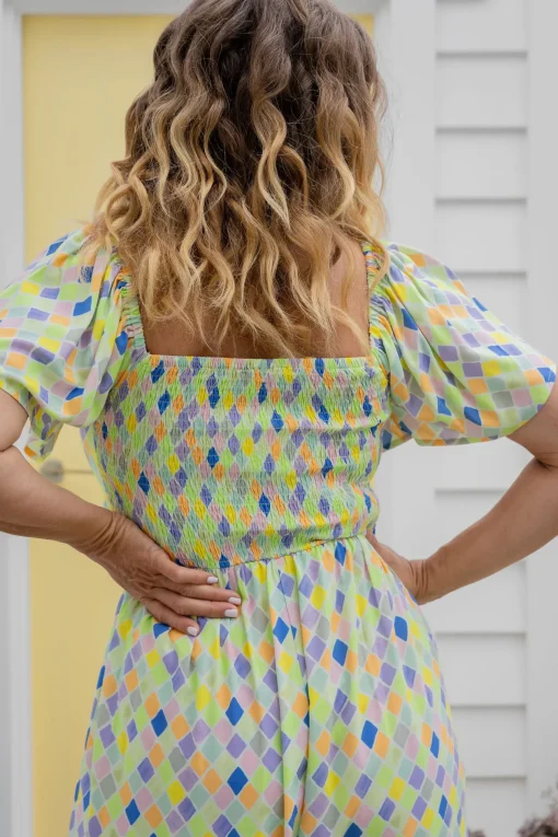 Hazel Jumpsuit in Diced