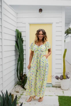 Hazel Jumpsuit in Diced