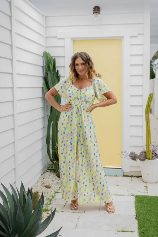 Hazel Jumpsuit in Diced