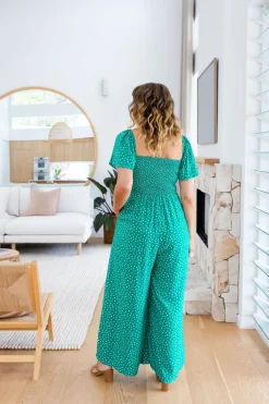 Hazel Jumpsuit in Green