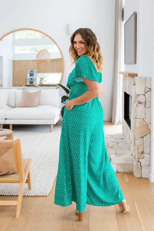 Hazel Jumpsuit in Green