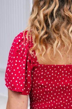 Hazel Jumpsuit in Red