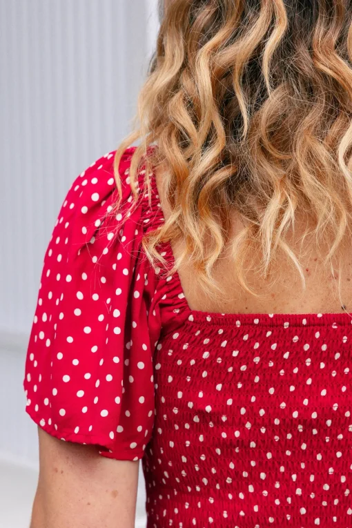 Hazel Jumpsuit in Red