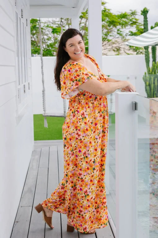 Hazel Jumpsuit in Sunshine Floral