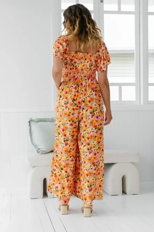 Hazel Jumpsuit in Sunshine Floral