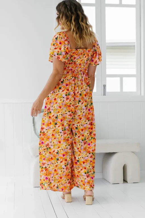 Hazel Jumpsuit in Sunshine Floral