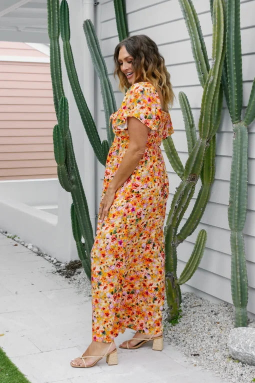 Hazel Jumpsuit in Sunshine Floral