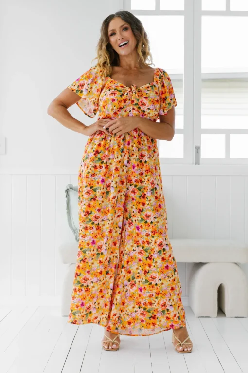 Hazel Jumpsuit in Sunshine Floral