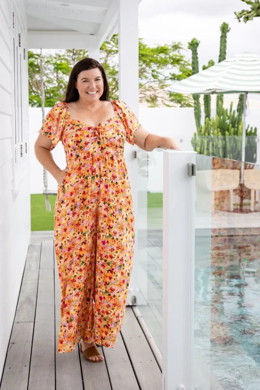 Hazel Jumpsuit in Sunshine Floral