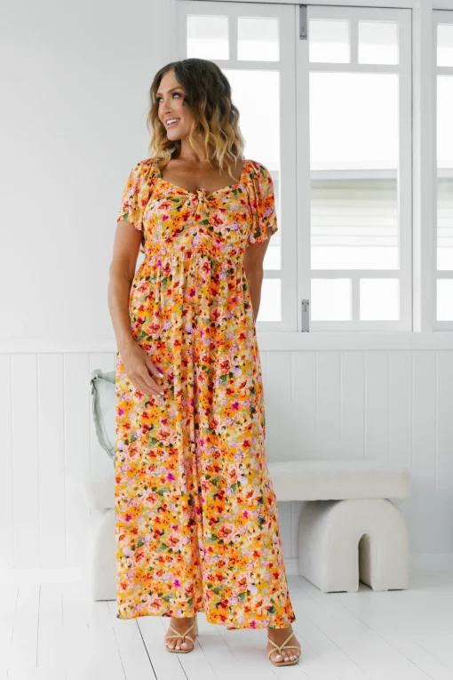 Hazel Jumpsuit in Sunshine Floral