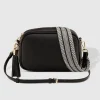 Jacinta Eddie Crossbody Bag in Black/White by Louenhide