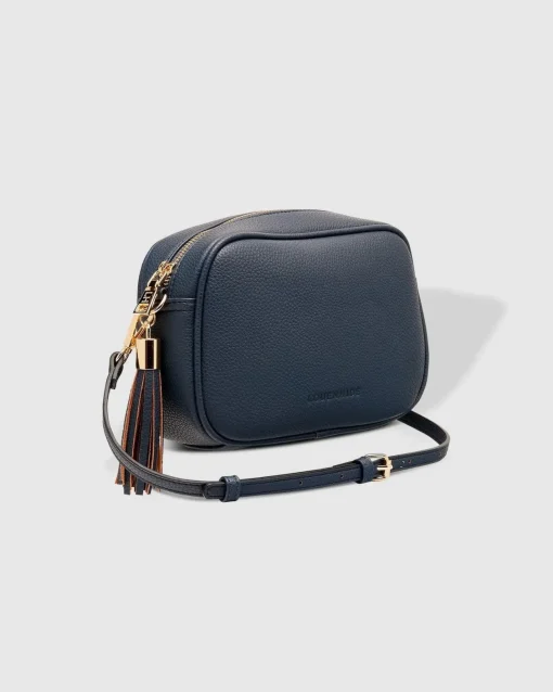 Jacinta Eddie Crossbody Bag in Steel Blue by Louenhide