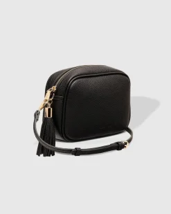 Jacinta Eddie Crossbody Bag in Black/White by Louenhide