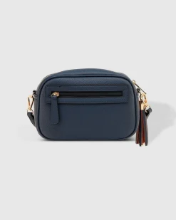 Jacinta Eddie Crossbody Bag in Steel Blue by Louenhide