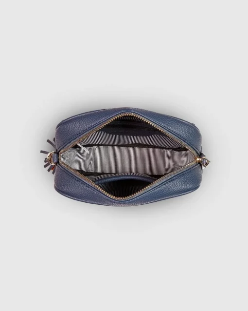 Jacinta Eddie Crossbody Bag in Steel Blue by Louenhide