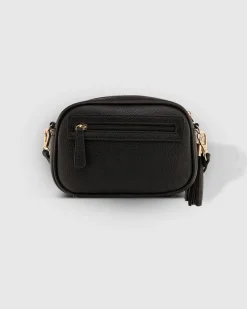 Jacinta Eddie Crossbody Bag in Black/White by Louenhide
